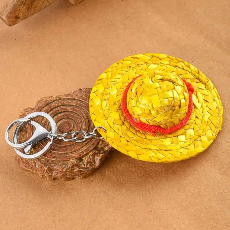 Straw Hat Keychain